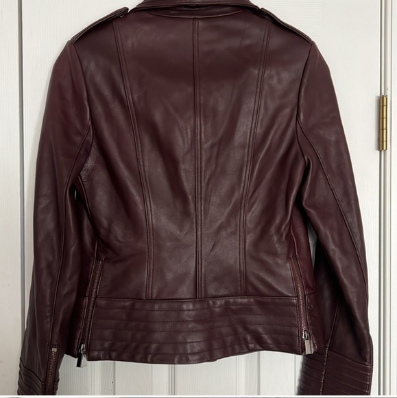 Badgley Mischka Gia leather jacket NWOT - Picture 2 of 15